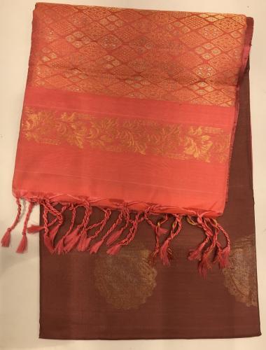 SOFT SILK SAREE WITH BLOUSE